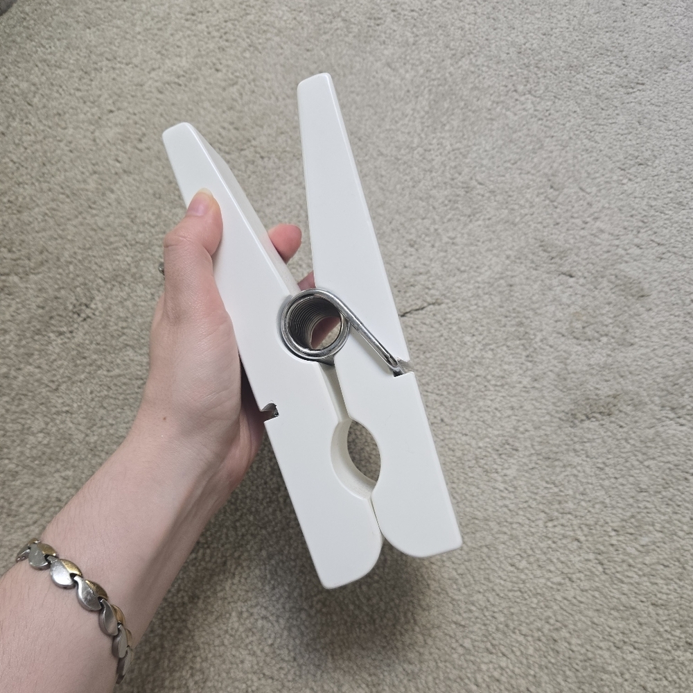 White Giant Clothespin